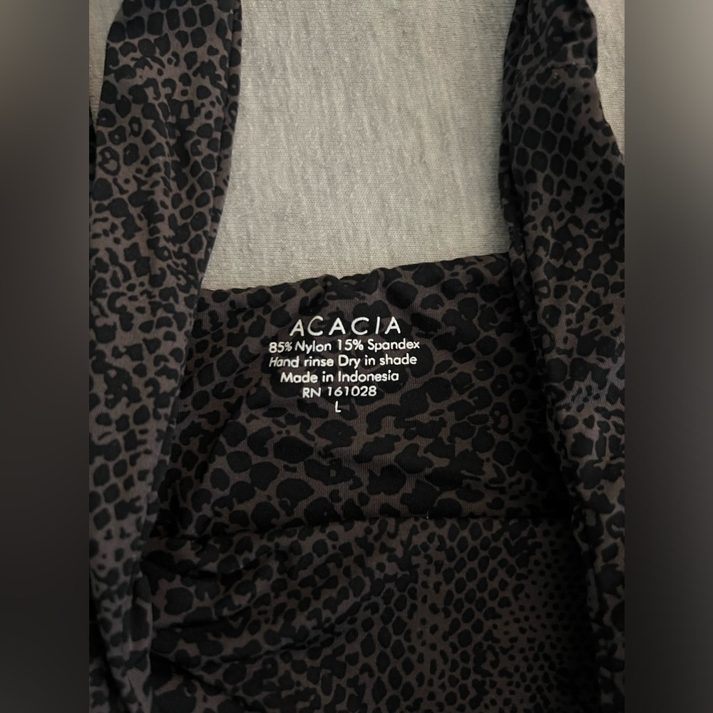 ACACIA Black Snake River Bodysuit